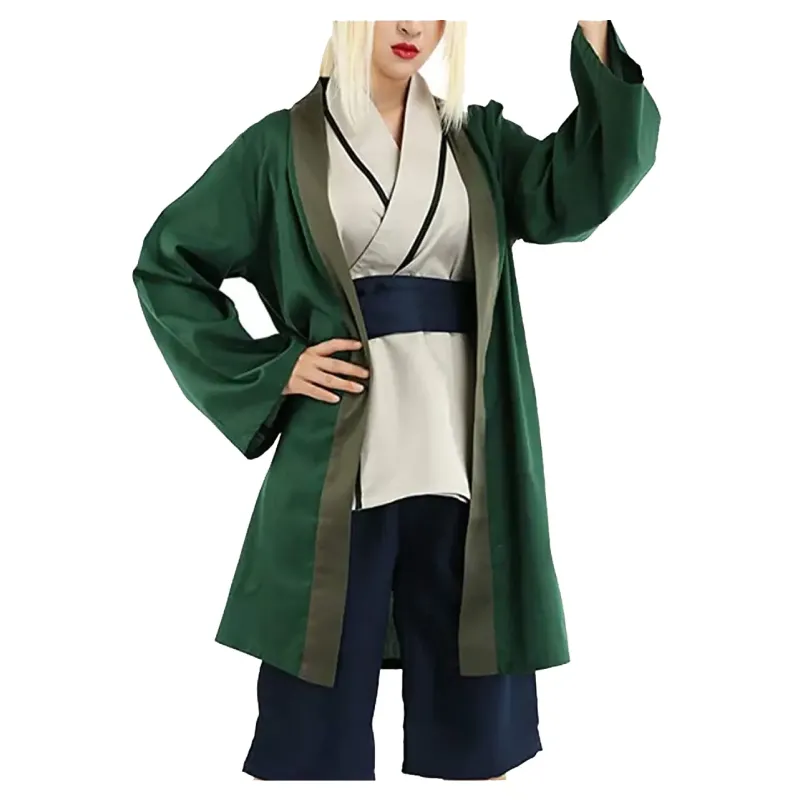 5th Hokage Tsunade Naruto Green Cloak