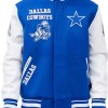 Dallas Cowboys Blue Varsity Jacket Dallas Cowboys Blue Varsity Jacket