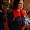 Lucy Hale Katy Keene Blue Bomber Jacket Lucy Hale Katy Keene Blue Bomber Jacket