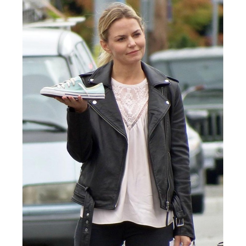 Once Upon a Time Season 6 Emma Swan Black Jacket Once Upon a Time Season 6 Emma Swan Black Jacket