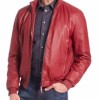 Men's Casual Wear Reno Red Leather Jacket Men's Casual Wear Reno Red Leather Jacket