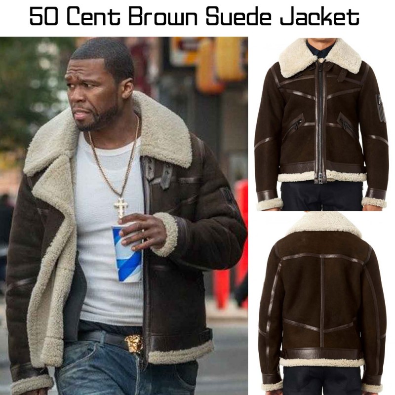 50 Cent Brown Suede Jacket 50 Cent Brown Suede Jacket