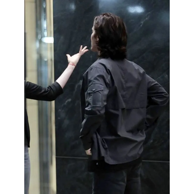 WeCrashed Jared Leto Grey Cotton Jacket WeCrashed Jared Leto Grey Cotton Jacket